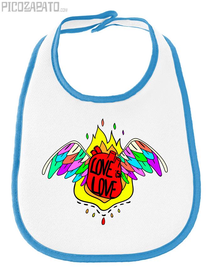 Babero Love is love
