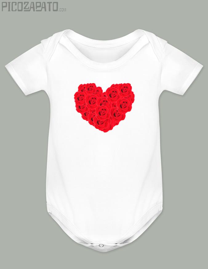 Body Corazón de rosas