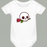 Body Calavera con flor