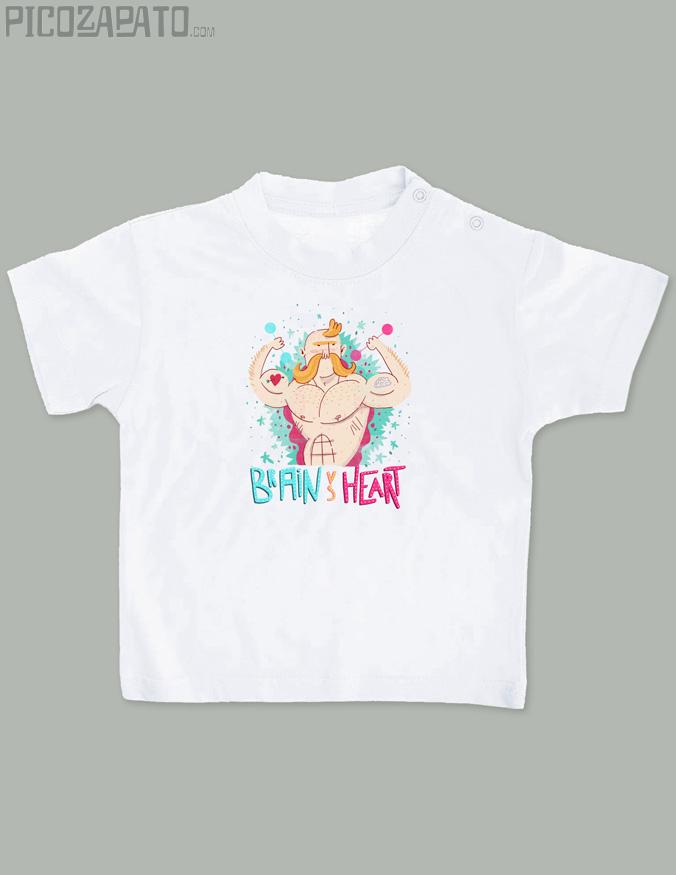 Camisetita Brain vs. heart