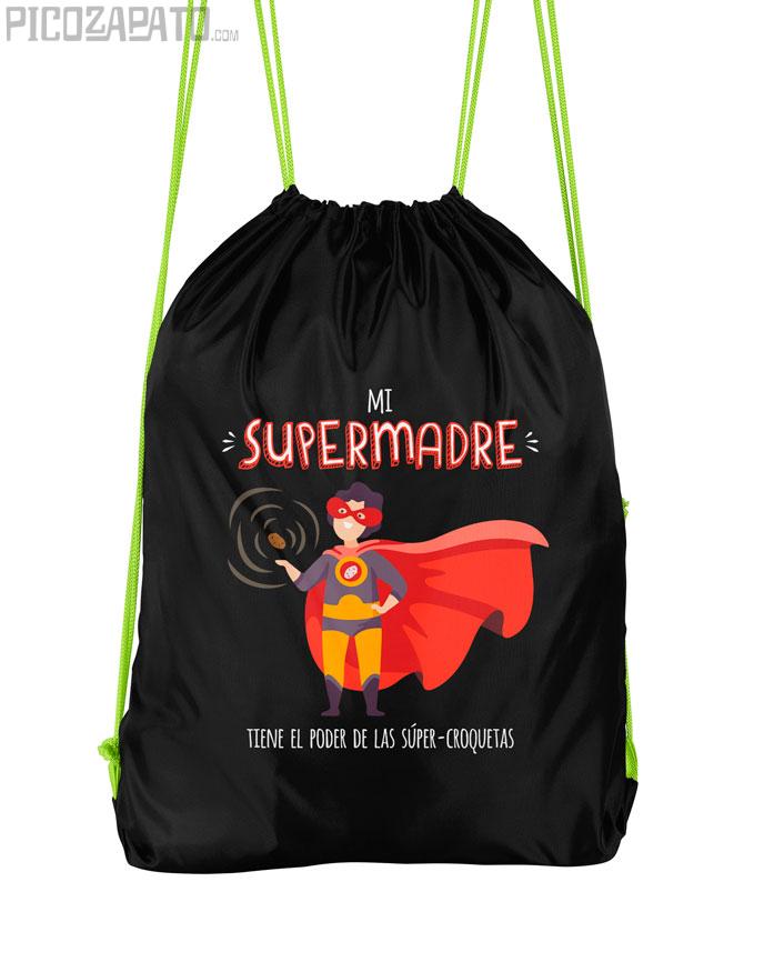 Mochila Mi supermadre y las súper-croquetas