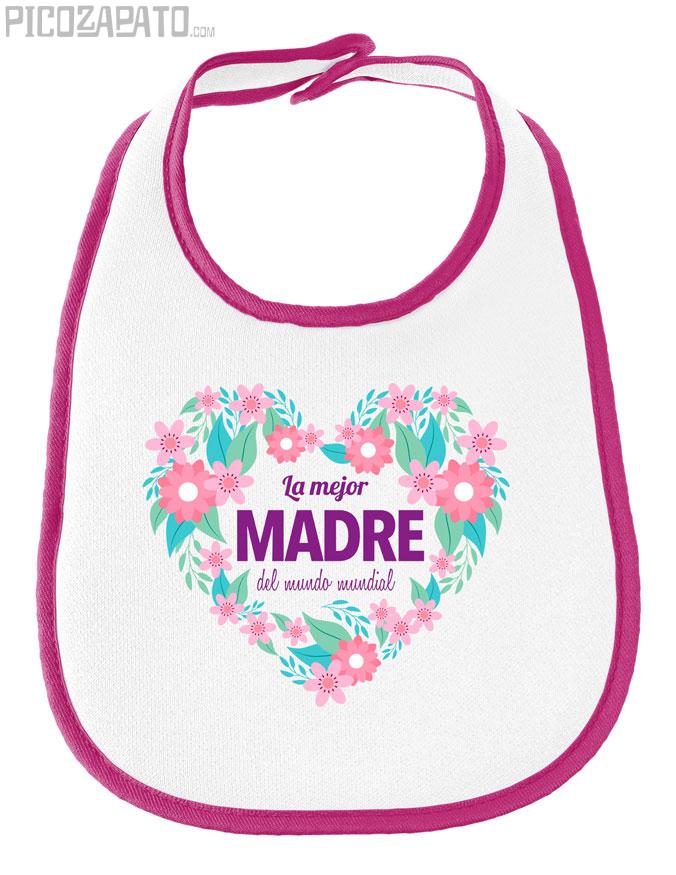 Babero La mejor madre del mundo mundial