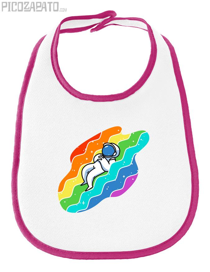 Babero Astronauta multicolor