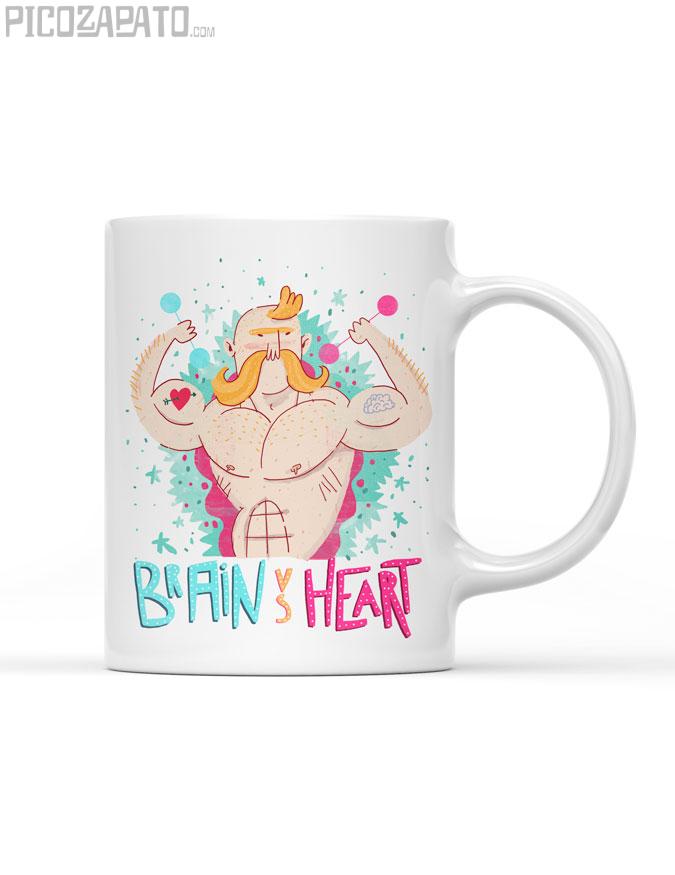 Taza Brain Vs Heart