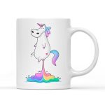 Taza Unicornio pedo arcoiris