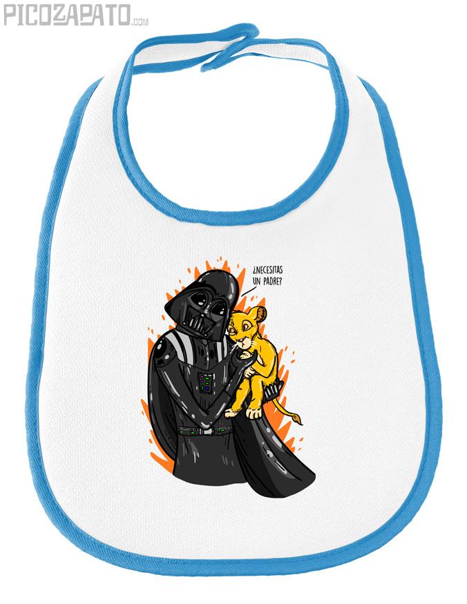 Babero Darth Vader y Simba