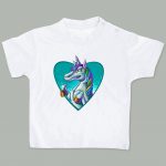 Camisetita Unicornio corazón