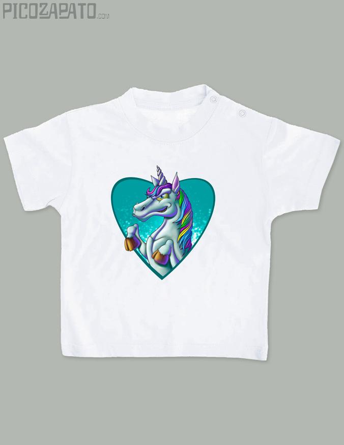 Camisetita Unicornio corazón