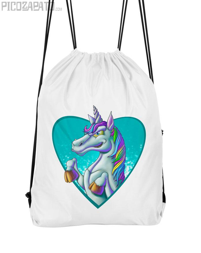 Mochila Unicornio corazón