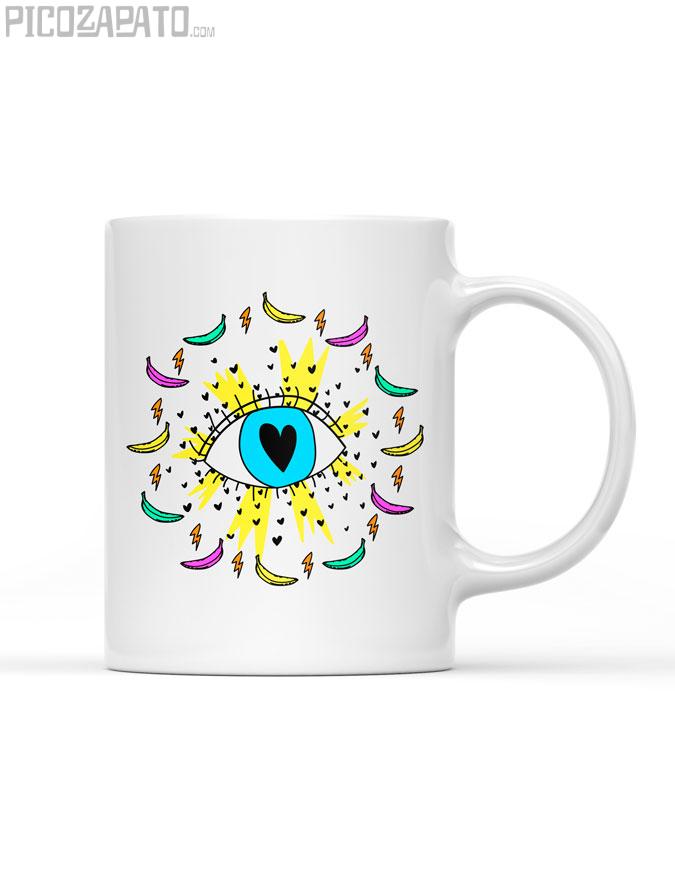Taza Banana eye