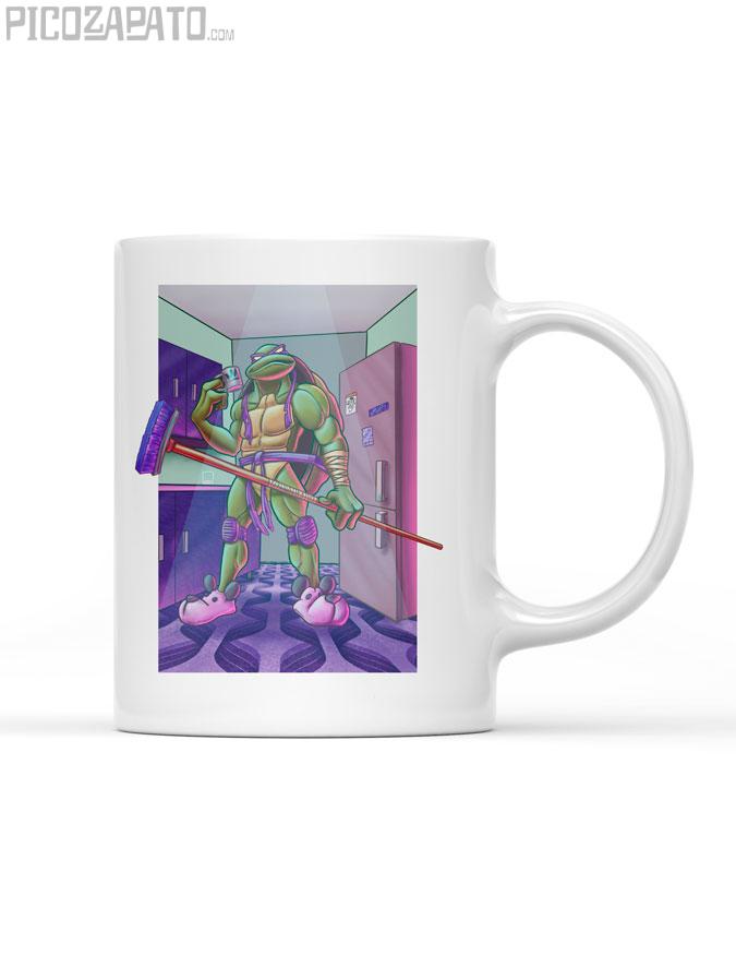 Taza Ninja en la cocina