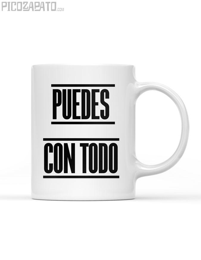 Taza Puedes con todo