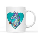 Taza Unicornio corazón