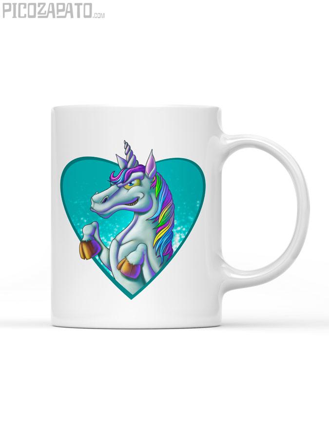 Taza Unicornio corazón