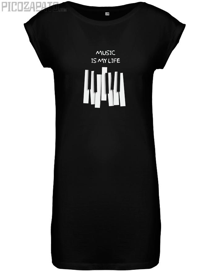 Vestido Music is my life