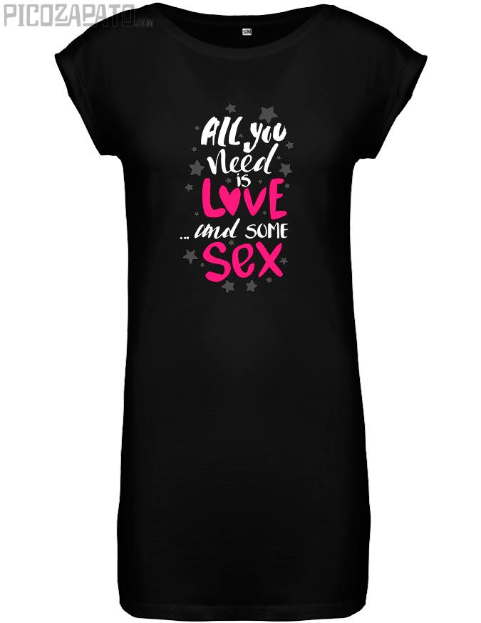 Vestido All you need is love and some sex