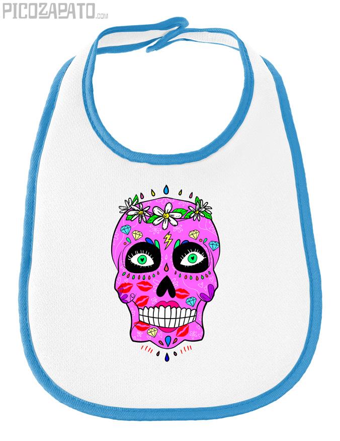 Babero Calaverita besos