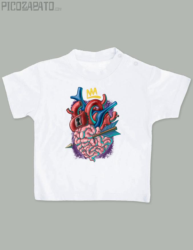 Camisetita Corazón Vs cerebro