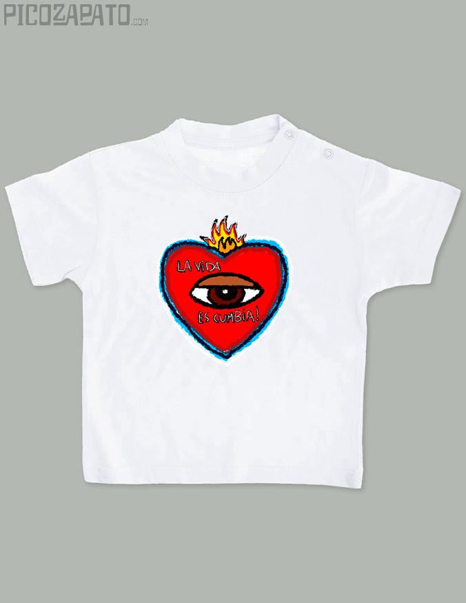 Camisetita La vida es cumbia