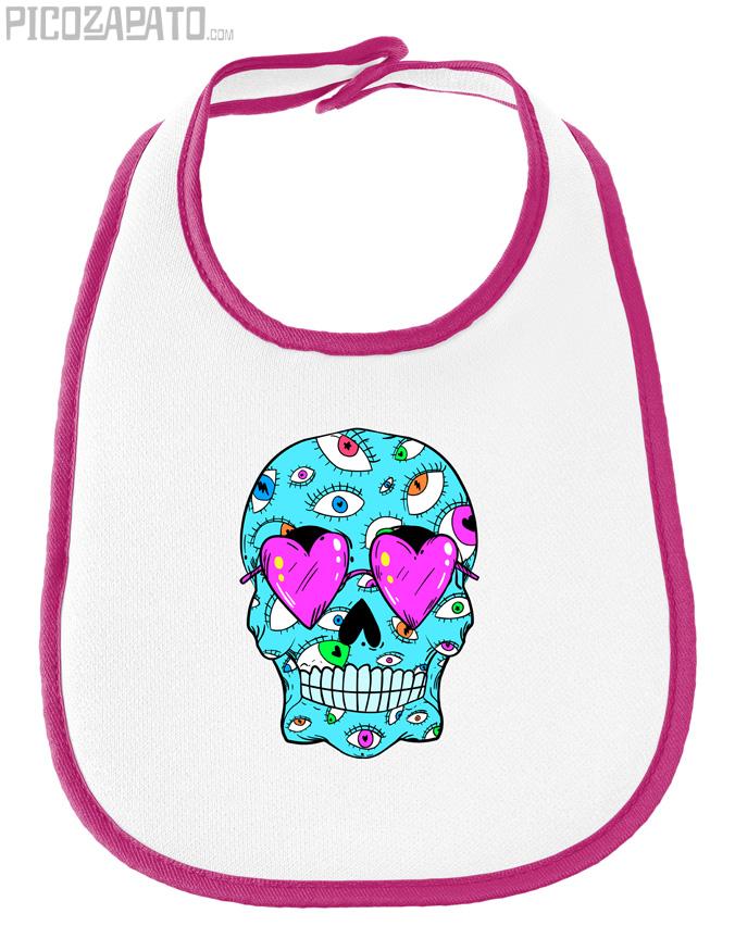 Babero Calavera mexicana
