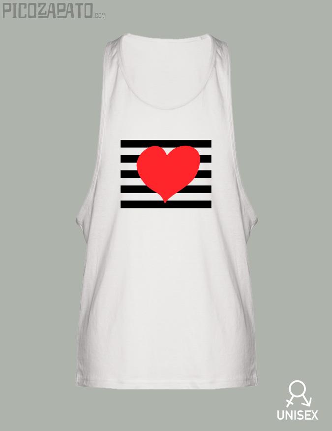 Tiranta Corazón rayas