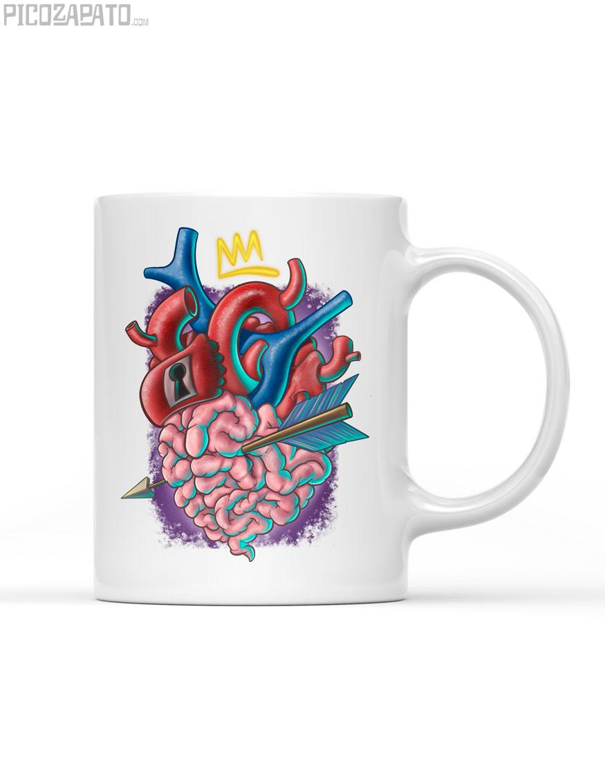 Taza Corazón Vs cerebro