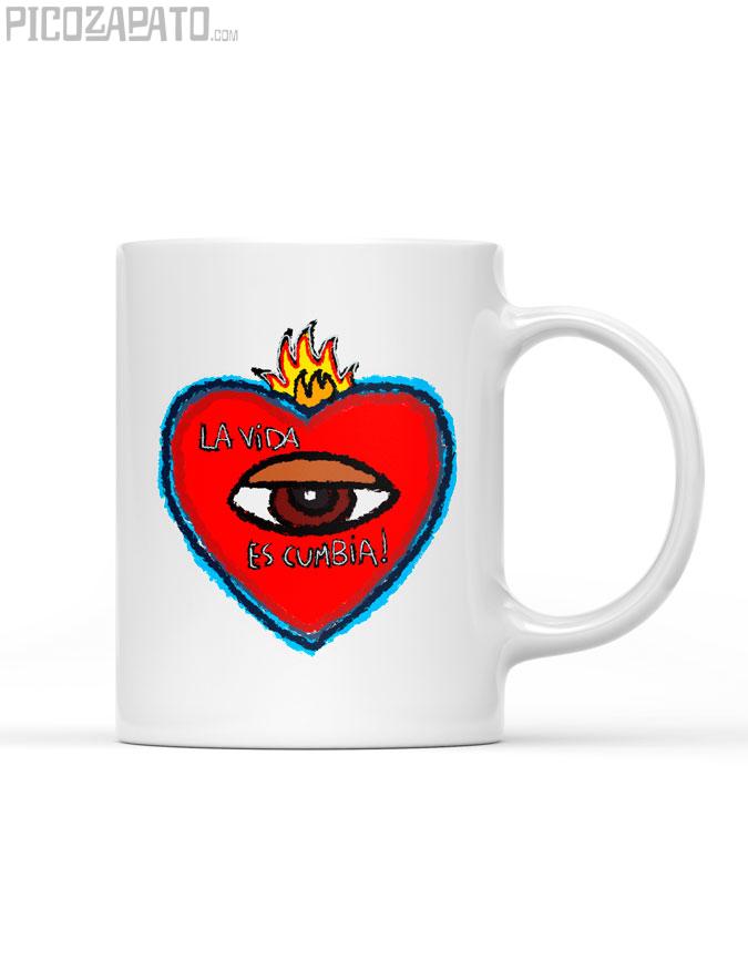 Taza La vida es cumbia