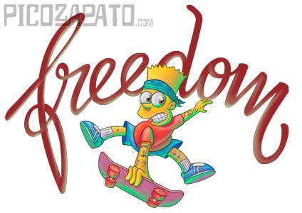 Taza Freedom Bart