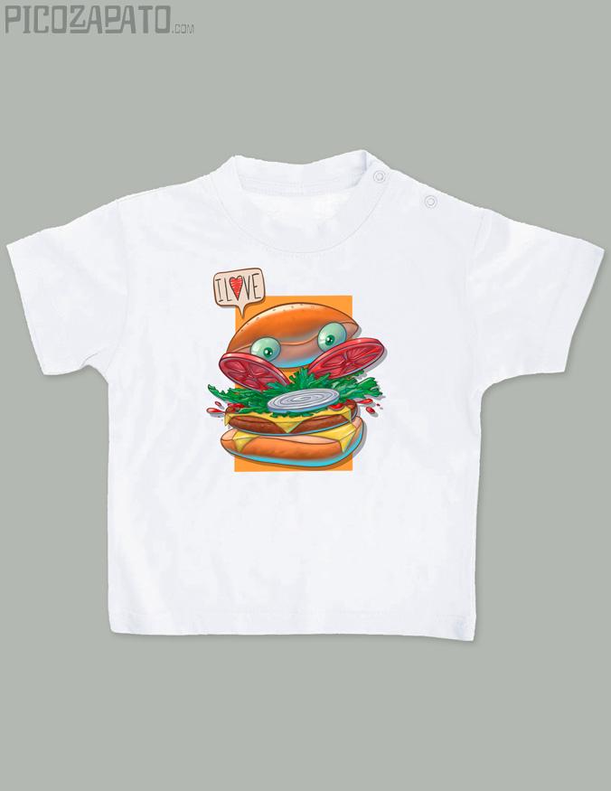 Camisetita Burguer love