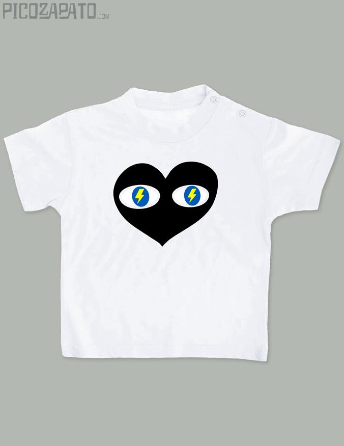 Camisetita Ojo heart black