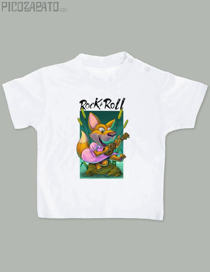 Camisetita Rock& Roll Lobita