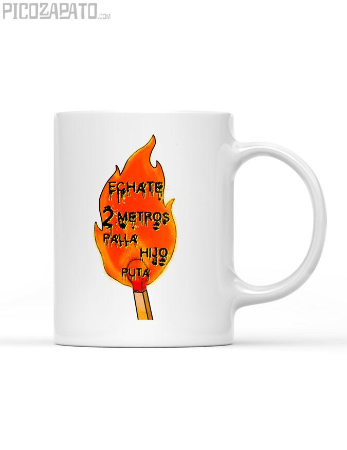 Taza distancia social