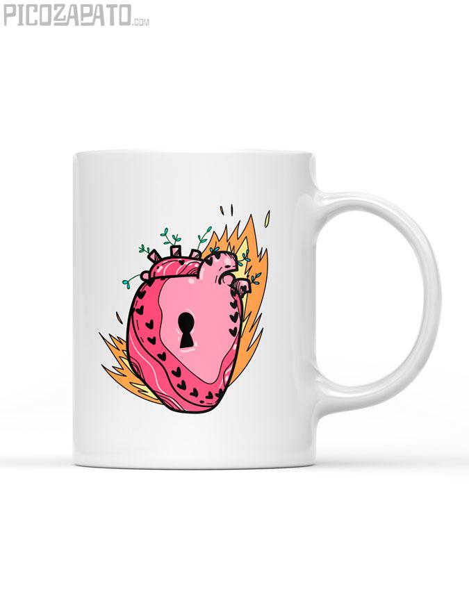Taza Cerradura de mi corazón