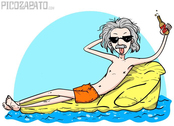 Taza Einstein veraniego