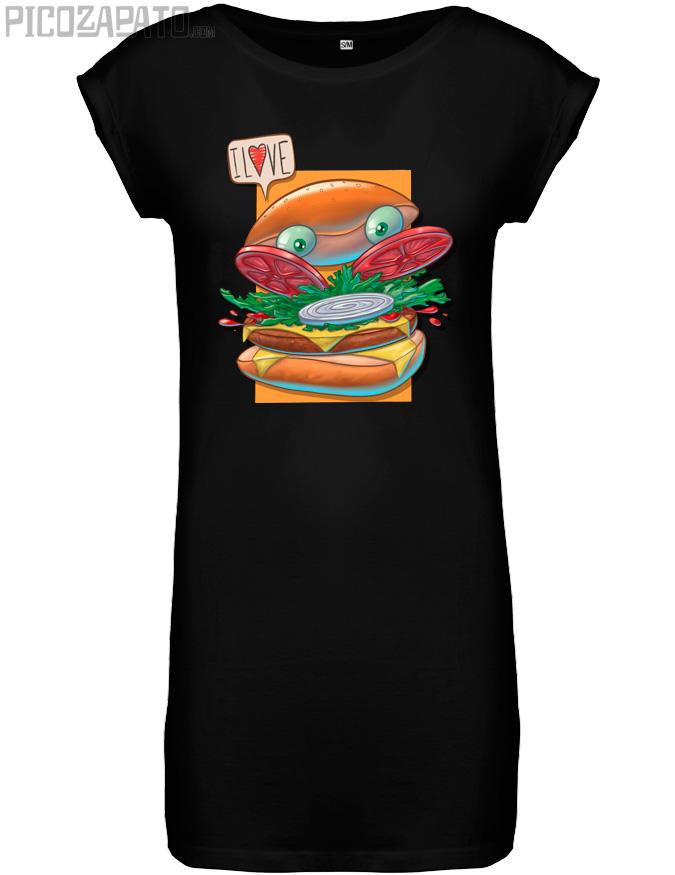 Vestido Burguer love