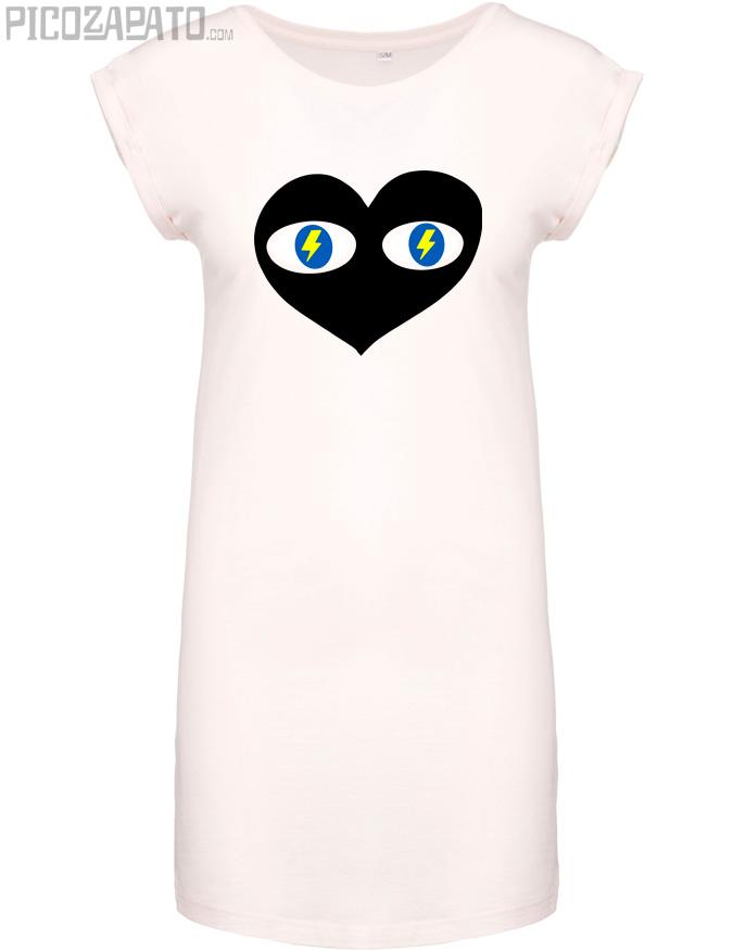 Vestido Ojo heart black