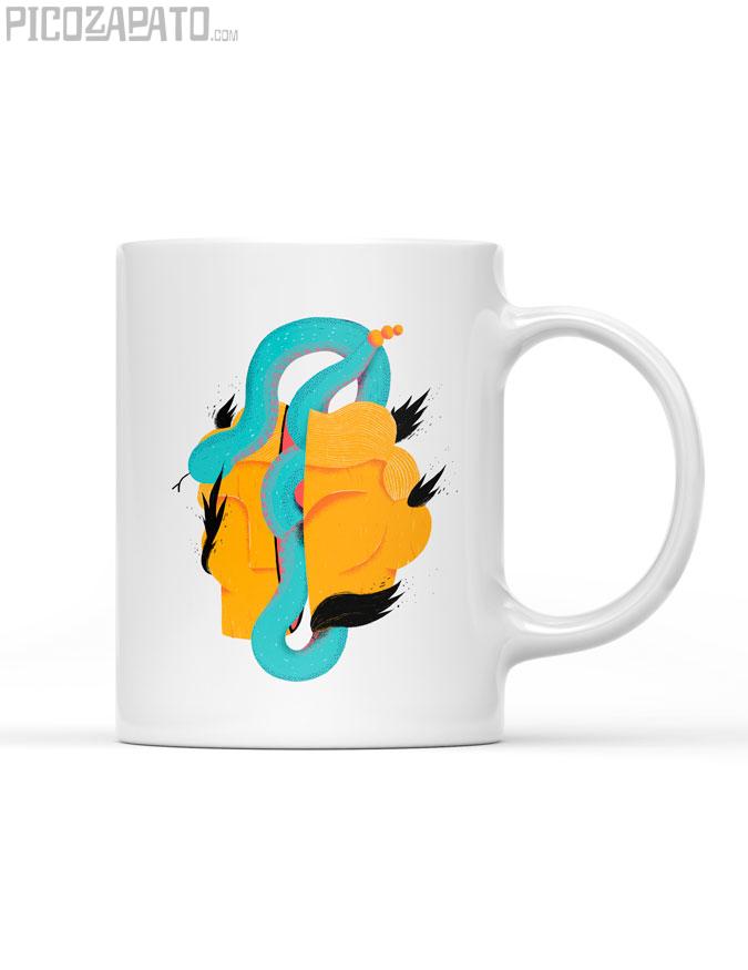 Taza Snake head
