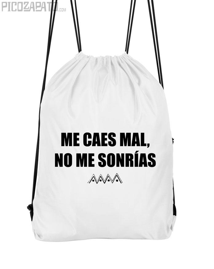 Mochila Me caes mal, no me sonrías