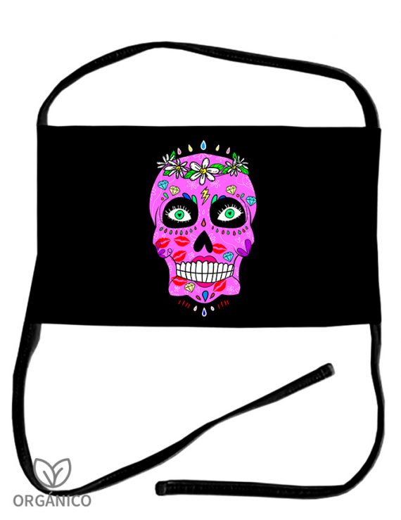 Mascarilla Calaverita besos