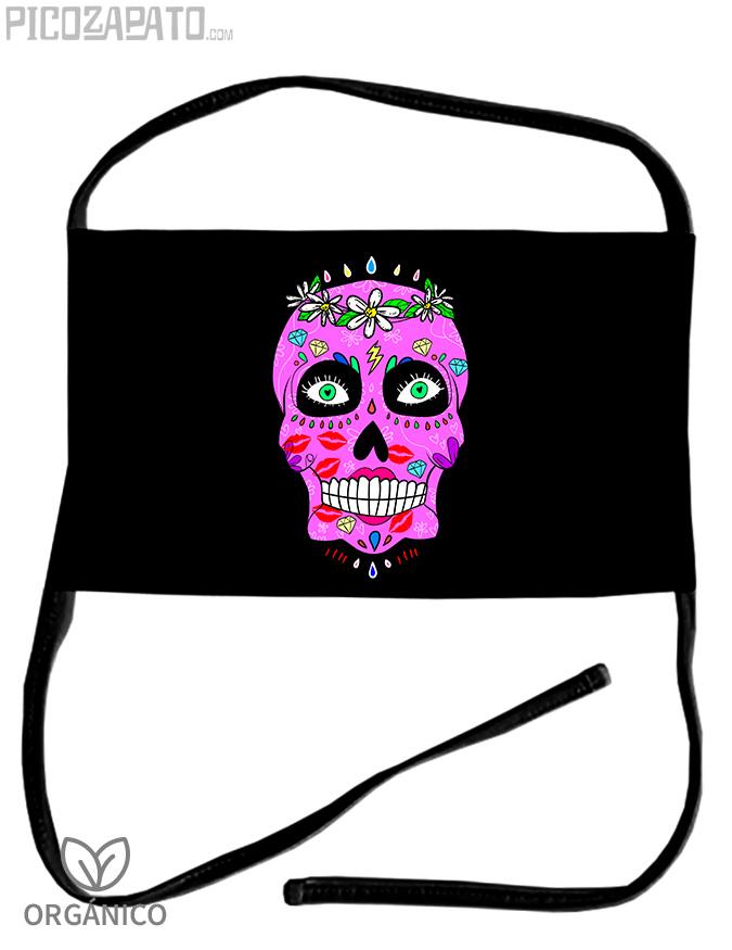 Mascarilla Calaverita besos