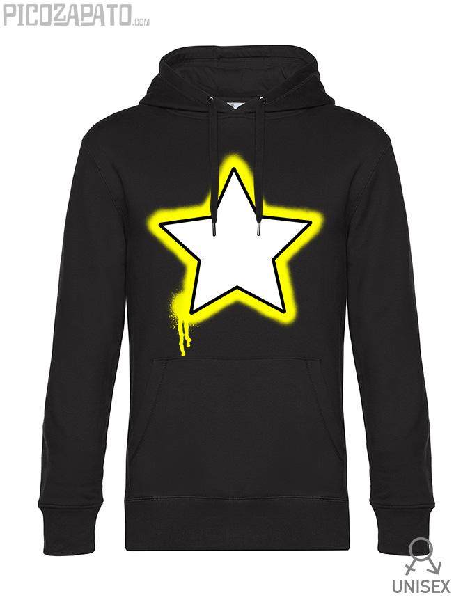 Sudadera capucha Estrella grafito