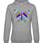 Sudadera capucha Mariposa