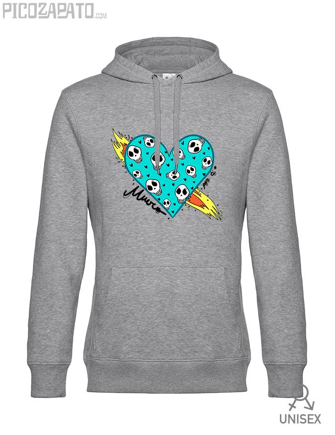 Sudadera capucha Muero por tí
