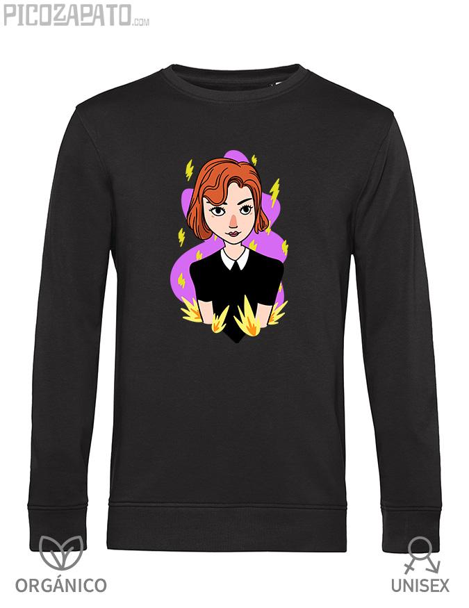 Sudadera orgánica Gambito de dama