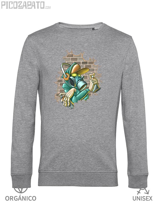 Sudadera orgánica Graffity