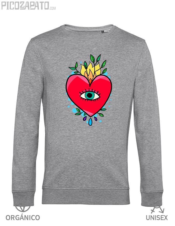 Sudadera orgánica Heart