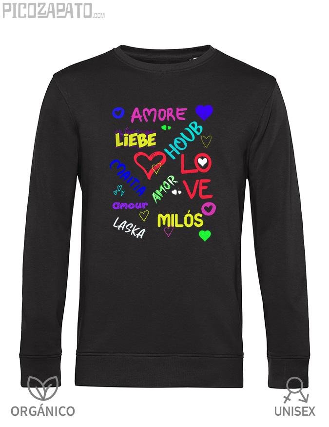 Sudadera orgánica Amore