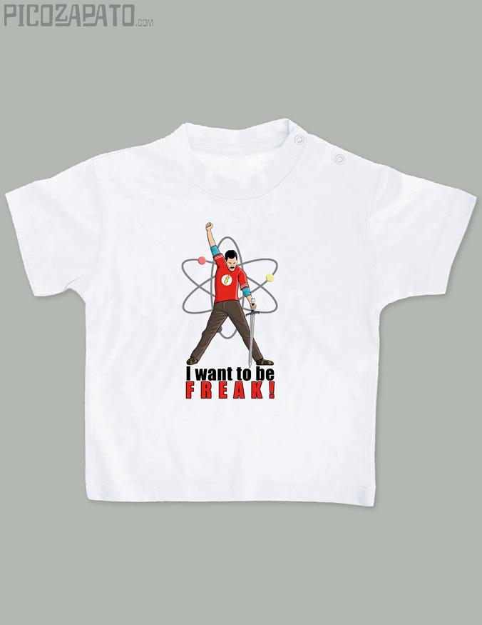 Camisetita I want to be freak!