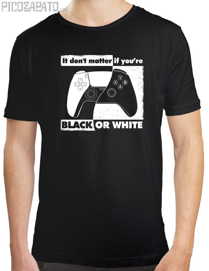 Black or white