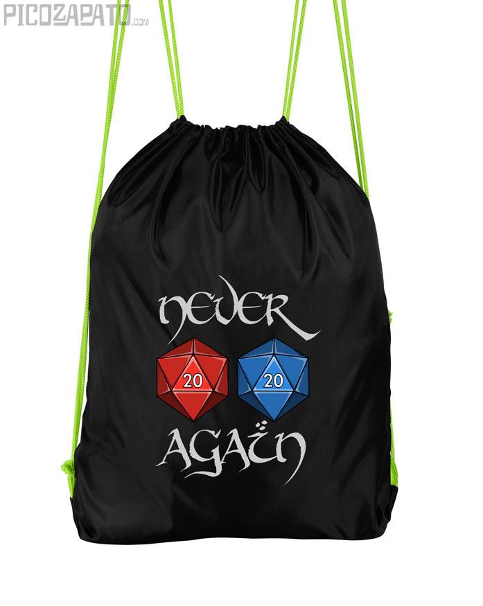 Mochila Never again